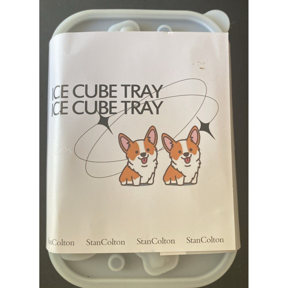 3D Corgi Dog Ice Cube Tray Fun Shapes Corgi Ice Mold for Whiskey Cocktail